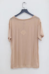 BASERANGE Classic Bamboo Fiber Bamboo Cotton Loose T-shirt Series Collection Round Neck Bottoming Shirt France BAS-TOLO-BL-000-HAPTIC